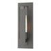 Hubbardton Forge - One Light Outdoor Wall Sconce - Vertical Bar - Coastal Natural Iron- Union Lighting Luminaires Decor