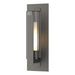 Hubbardton Forge - One Light Outdoor Wall Sconce - Vertical Bar - Coastal Natural Iron- Union Lighting Luminaires Decor