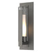 Hubbardton Forge - One Light Outdoor Wall Sconce - Vertical Bar - Coastal Natural Iron- Union Lighting Luminaires Decor