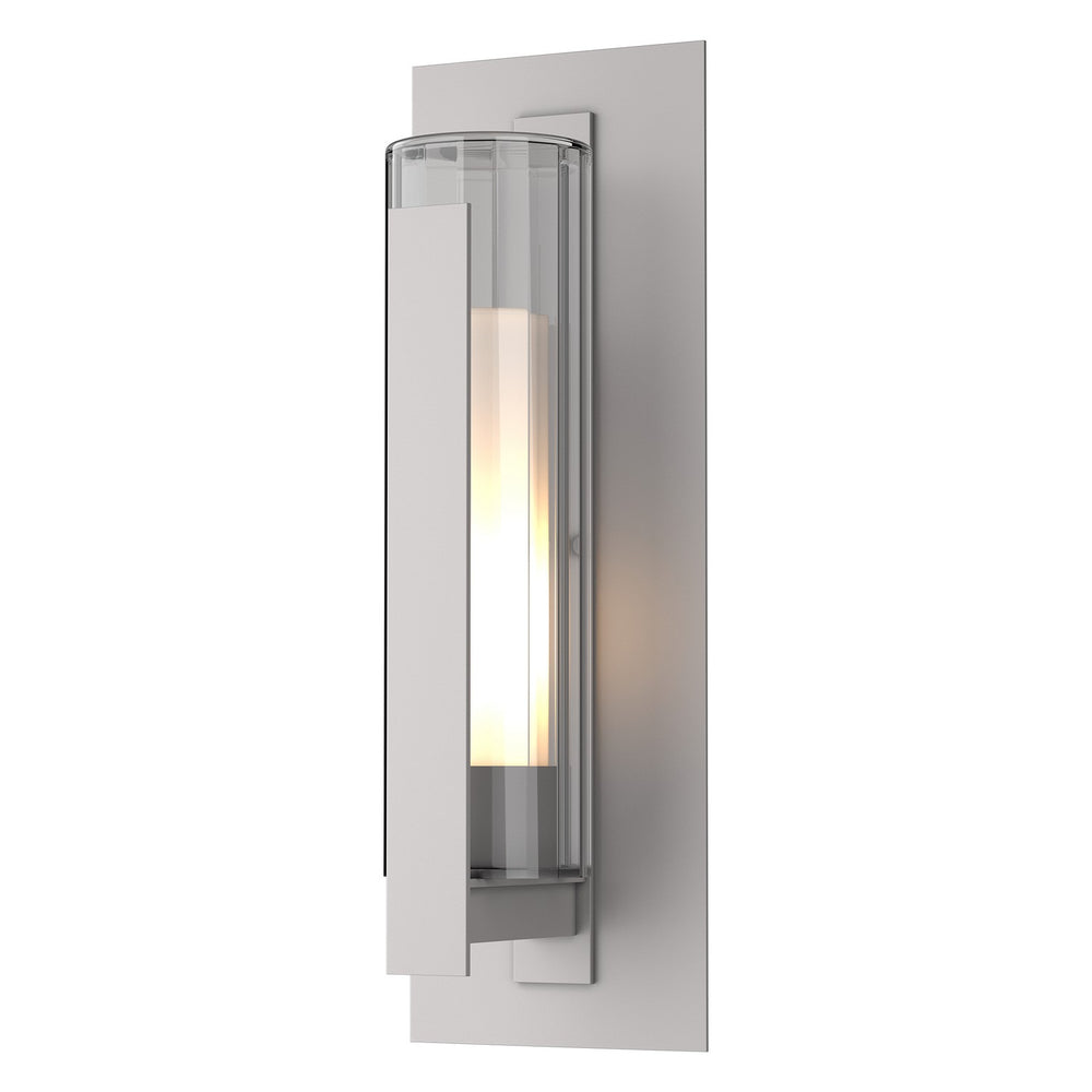 Hubbardton Forge - One Light Outdoor Wall Sconce - Vertical Bar - Coastal Burnished Steel- Union Lighting Luminaires Decor