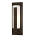 Hubbardton Forge - One Light Outdoor Wall Sconce - Vertical Bar - Coastal Oil Rubbed Bronze- Union Lighting Luminaires Decor