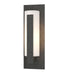 Hubbardton Forge - One Light Outdoor Wall Sconce - Vertical Bar - Coastal Natural Iron- Union Lighting Luminaires Decor