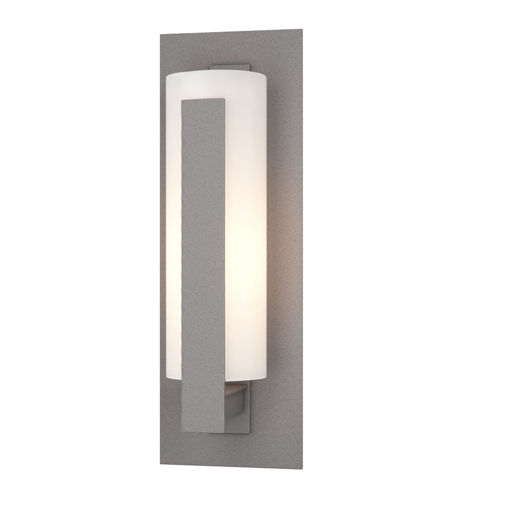 Hubbardton Forge - One Light Outdoor Wall Sconce - Vertical Bar - Coastal Burnished Steel- Union Lighting Luminaires Decor