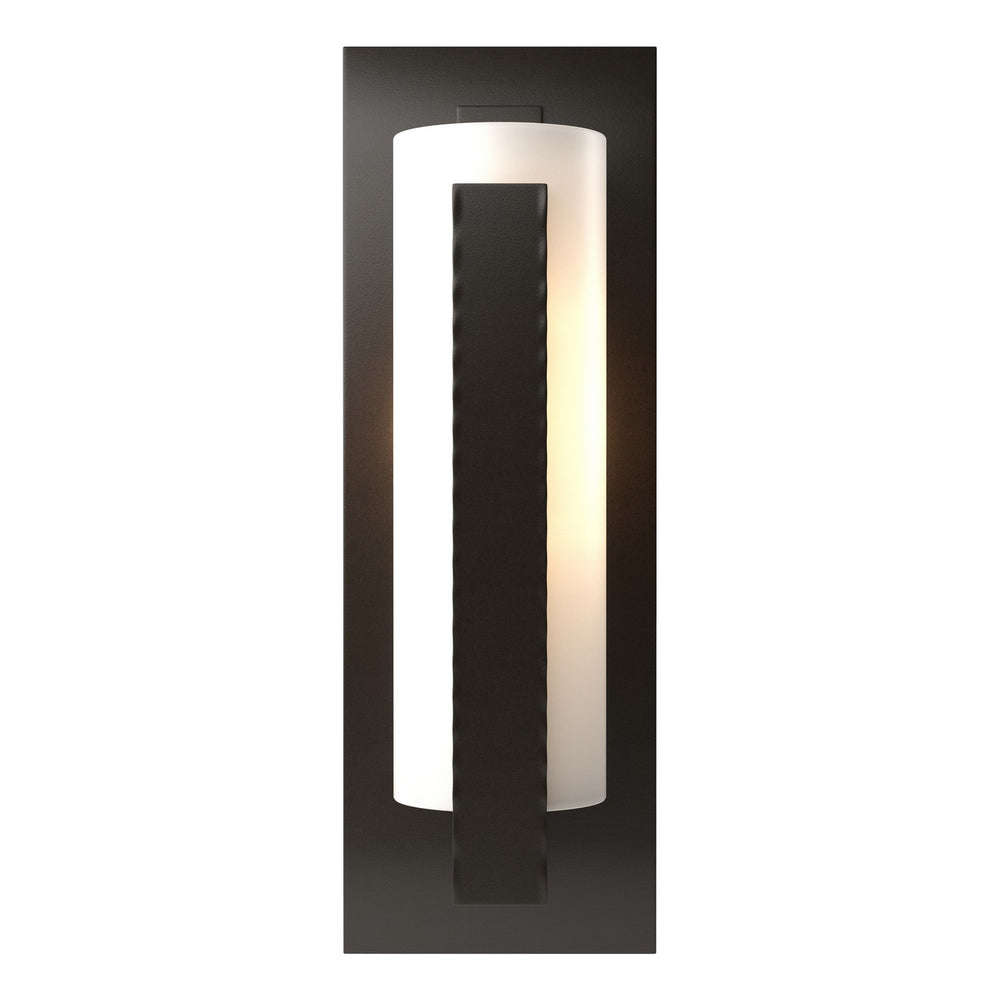 Hubbardton Forge - One Light Outdoor Wall Sconce - Vertical Bar - Coastal Oil Rubbed Bronze- Union Lighting Luminaires Decor