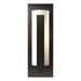 Hubbardton Forge - One Light Outdoor Wall Sconce - Vertical Bar - Coastal Oil Rubbed Bronze- Union Lighting Luminaires Decor