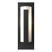 Hubbardton Forge - One Light Outdoor Wall Sconce - Vertical Bar - Coastal Black- Union Lighting Luminaires Decor