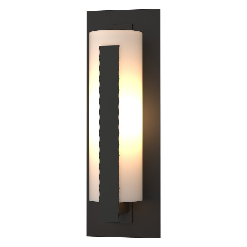 Hubbardton Forge - One Light Outdoor Wall Sconce - Vertical Bar - Coastal Oil Rubbed Bronze- Union Lighting Luminaires Decor