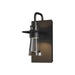 Hubbardton Forge - One Light Outdoor Wall Sconce - Erlenmeyer - Coastal Black- Union Lighting Luminaires Decor