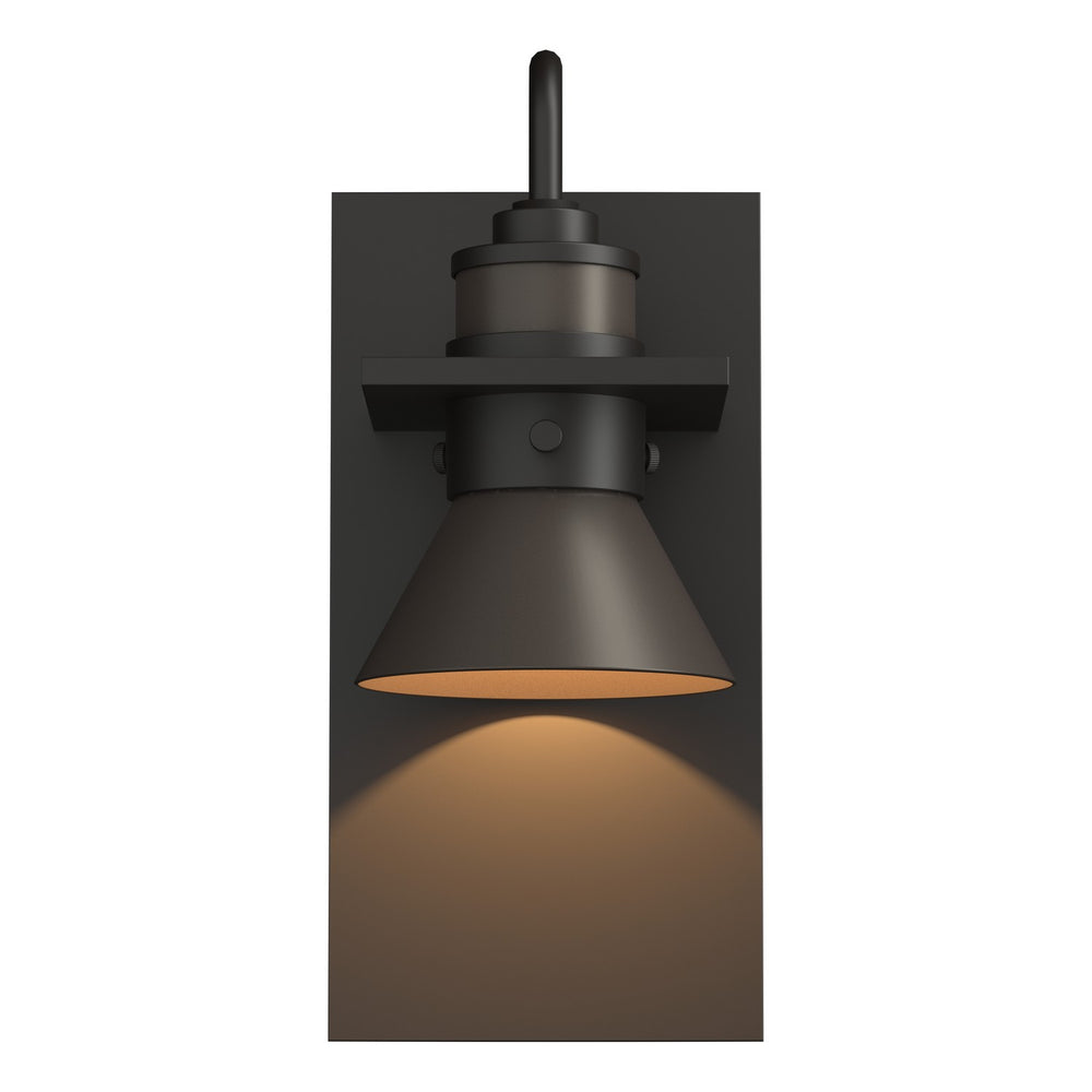 Hubbardton Forge - One Light Outdoor Wall Sconce - Erlenmeyer - Coastal Oil Rubbed Bronze- Union Lighting Luminaires Decor