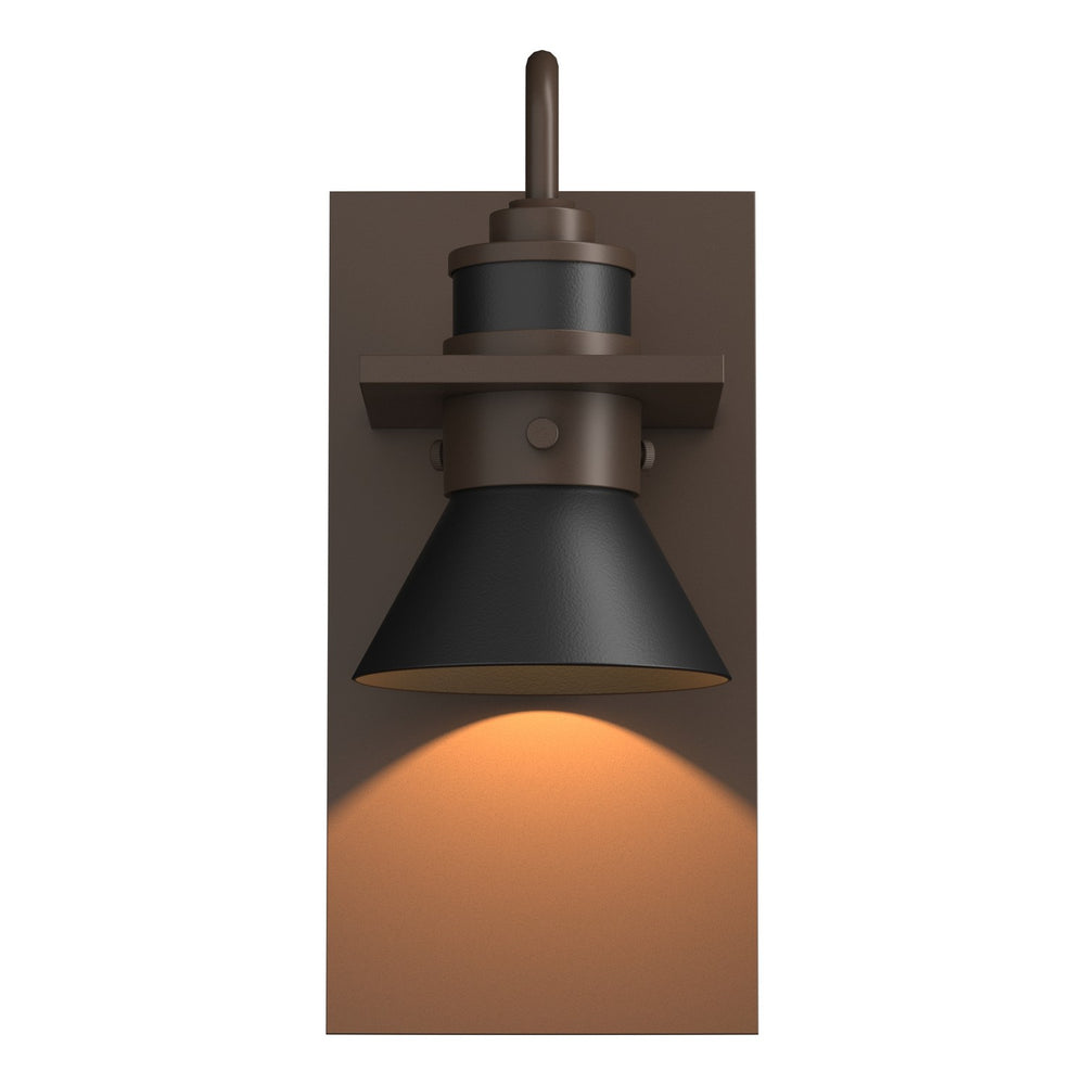Hubbardton Forge - One Light Outdoor Wall Sconce - Erlenmeyer - Coastal Bronze- Union Lighting Luminaires Decor