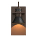 Hubbardton Forge - One Light Outdoor Wall Sconce - Erlenmeyer - Coastal Bronze- Union Lighting Luminaires Decor