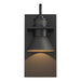 Hubbardton Forge - One Light Outdoor Wall Sconce - Erlenmeyer - Coastal Black- Union Lighting Luminaires Decor