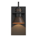 Hubbardton Forge - One Light Outdoor Wall Sconce - Erlenmeyer - Coastal Black- Union Lighting Luminaires Decor