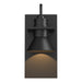 Hubbardton Forge - One Light Outdoor Wall Sconce - Erlenmeyer - Coastal Black- Union Lighting Luminaires Decor