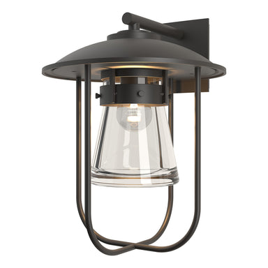 Hubbardton Forge - One Light Outdoor Wall Sconce - Erlenmeyer - Coastal Oil Rubbed Bronze- Union Lighting Luminaires Decor