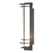 Hubbardton Forge - One Light Outdoor Wall Sconce - After Hours - Coastal Natural Iron- Union Lighting Luminaires Decor