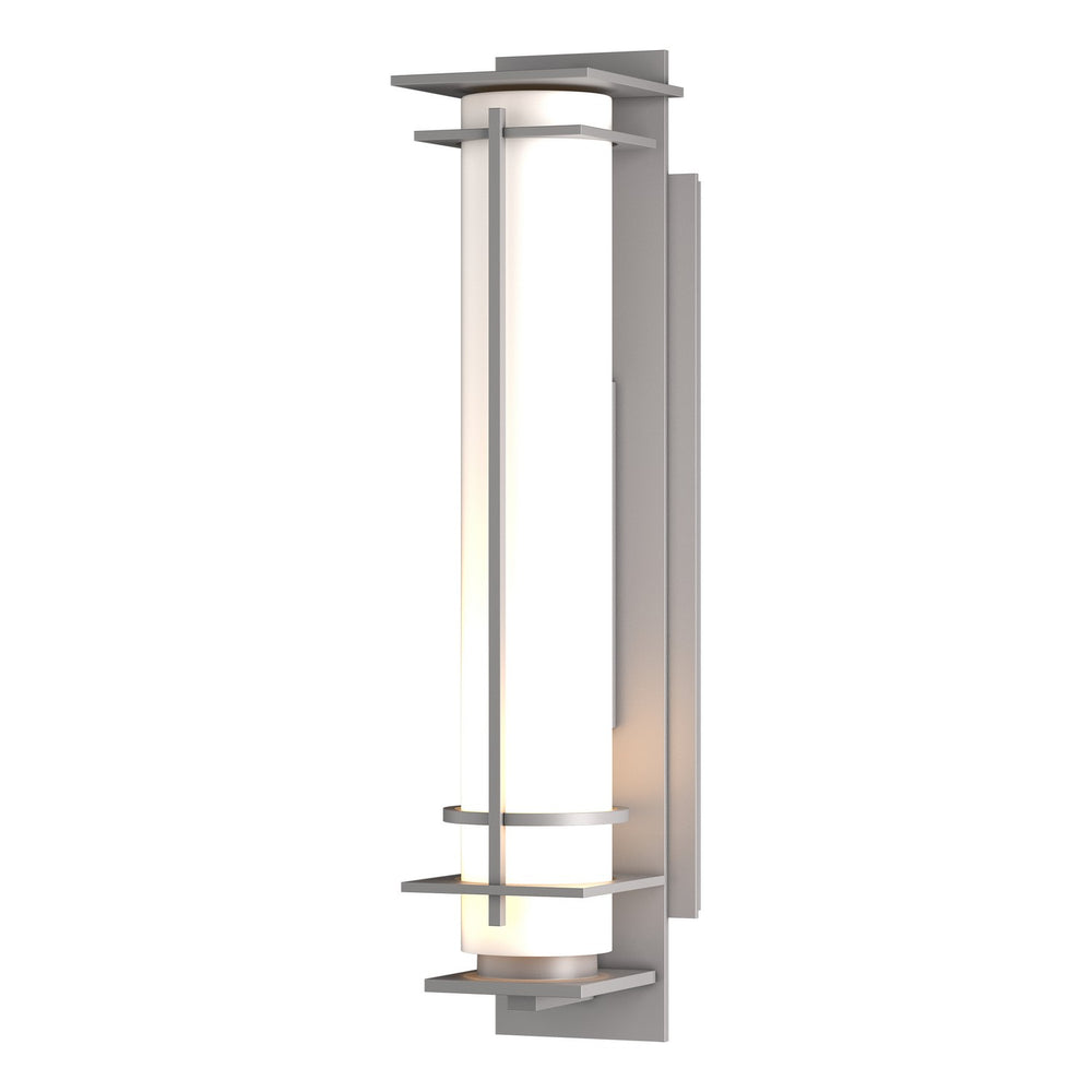 Hubbardton Forge - One Light Outdoor Wall Sconce - After Hours - Coastal Burnished Steel- Union Lighting Luminaires Decor