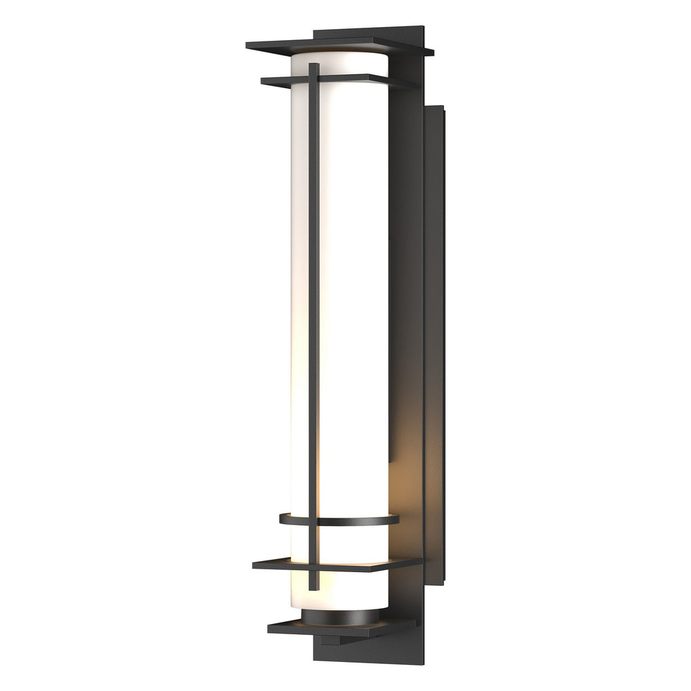 Hubbardton Forge - One Light Outdoor Wall Sconce - After Hours - Coastal Black- Union Lighting Luminaires Decor