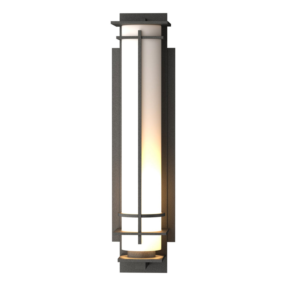 Hubbardton Forge - One Light Outdoor Wall Sconce - After Hours - Coastal Natural Iron- Union Lighting Luminaires Decor