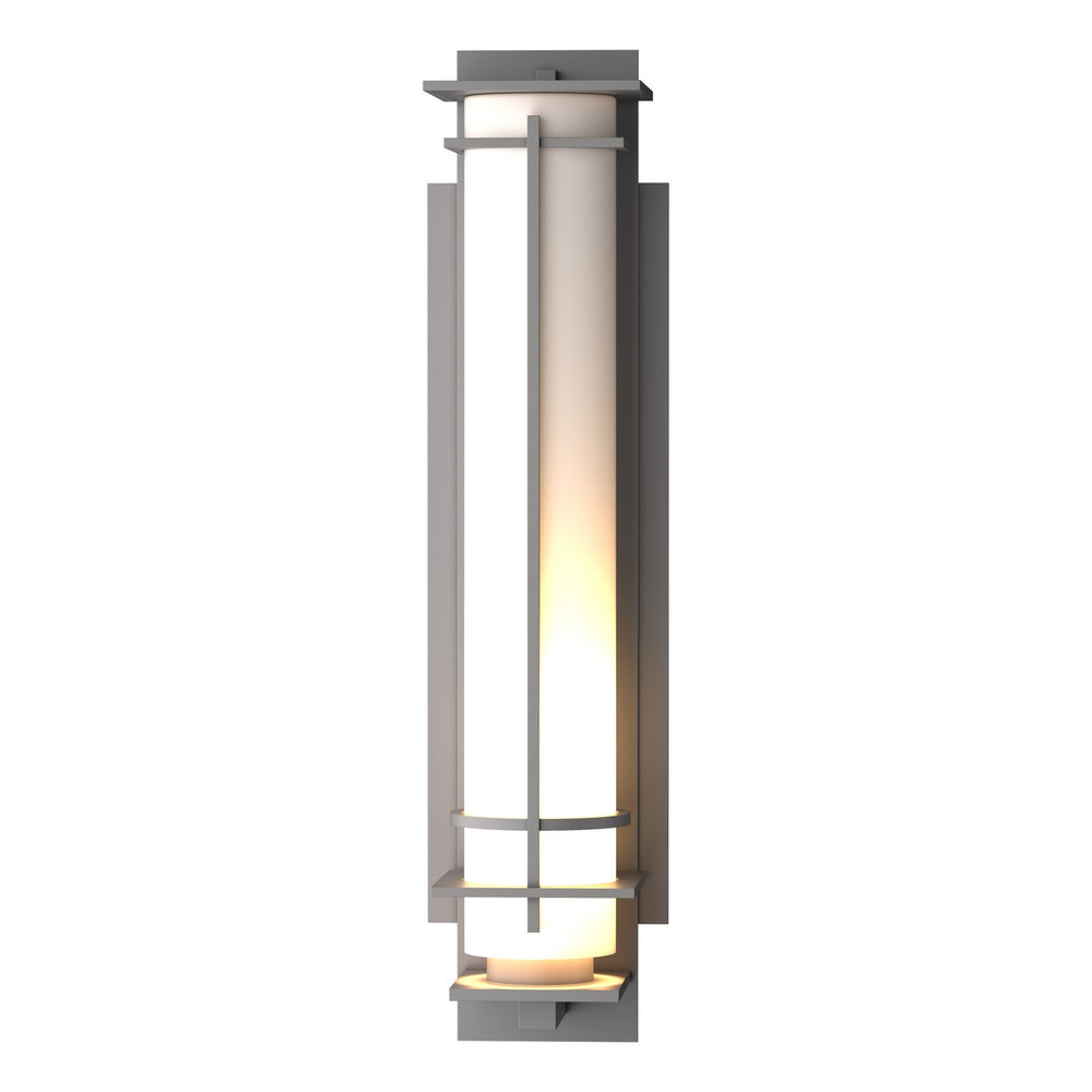 Hubbardton Forge - One Light Outdoor Wall Sconce - After Hours - Coastal Burnished Steel- Union Lighting Luminaires Decor