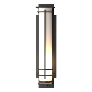 Hubbardton Forge - One Light Outdoor Wall Sconce - After Hours - Coastal Black- Union Lighting Luminaires Decor