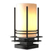 Hubbardton Forge - One Light Outdoor Pier Mount - Banded - Coastal Oil Rubbed Bronze- Union Lighting Luminaires Decor