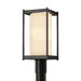 Hubbardton Forge - One Light Outdoor Post Mount - Cela - Coastal Oil Rubbed Bronze- Union Lighting Luminaires Decor