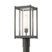 Hubbardton Forge - One Light Outdoor Post Mount - Cela - Coastal Natural Iron- Union Lighting Luminaires Decor
