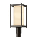 Hubbardton Forge - One Light Outdoor Post Mount - Cela - Coastal Bronze- Union Lighting Luminaires Decor