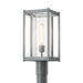 Hubbardton Forge - One Light Outdoor Post Mount - Cela - Coastal Burnished Steel- Union Lighting Luminaires Decor