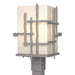 Hubbardton Forge - One Light Outdoor Post Mount - Tura - Coastal Burnished Steel- Union Lighting Luminaires Decor