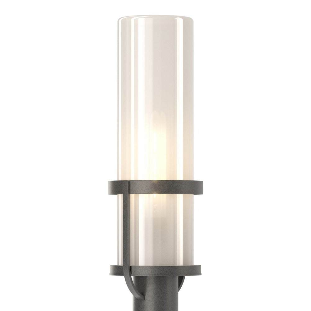 Hubbardton Forge - One Light Outdoor Post Mount - Alcove - Coastal Natural Iron- Union Lighting Luminaires Decor