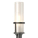 Hubbardton Forge - One Light Outdoor Post Mount - Alcove - Coastal Natural Iron- Union Lighting Luminaires Decor