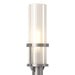Hubbardton Forge - One Light Outdoor Post Mount - Alcove - Coastal Burnished Steel- Union Lighting Luminaires Decor