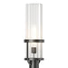 Hubbardton Forge - One Light Outdoor Post Mount - Alcove - Coastal Black- Union Lighting Luminaires Decor