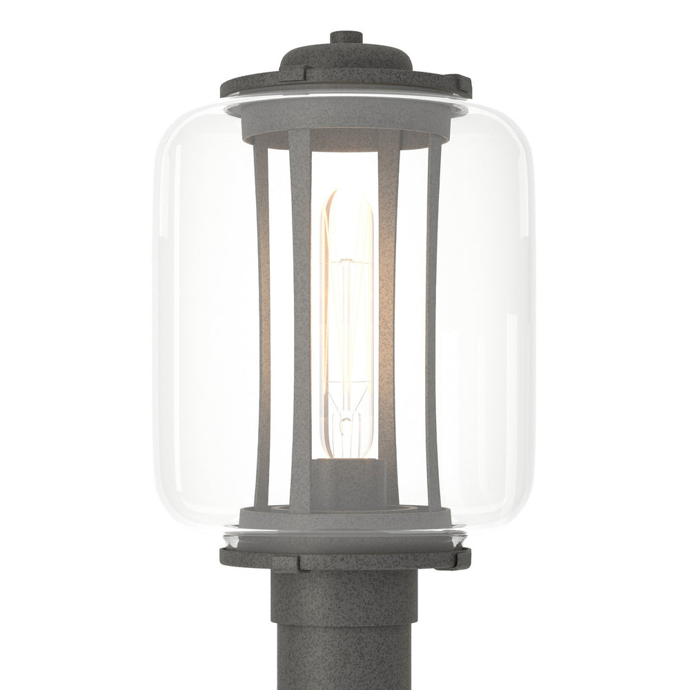 Hubbardton Forge - One Light Outdoor Post Mount - Fairwinds - Coastal Natural Iron- Union Lighting Luminaires Decor