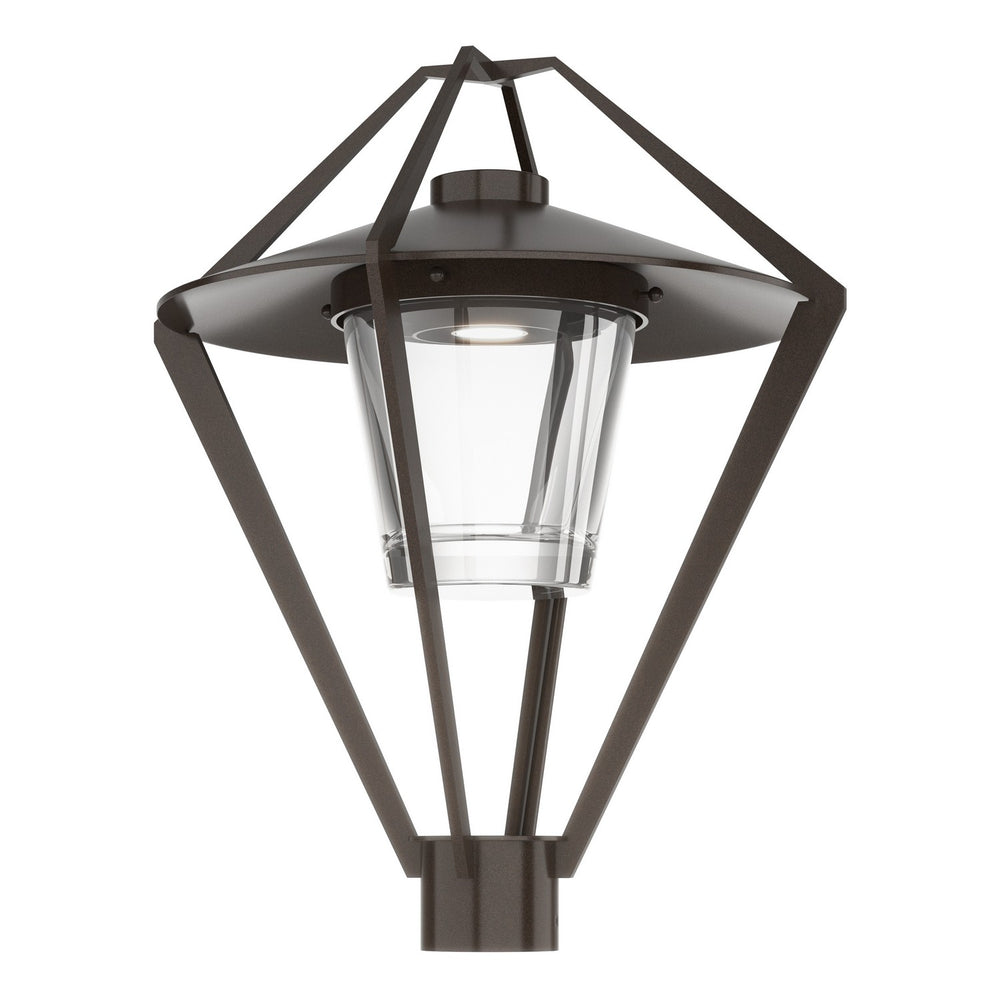 Hubbardton Forge - One Light Outdoor Post Mount - Stellar - Coastal Bronze- Union Lighting Luminaires Decor