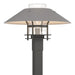Hubbardton Forge - One Light Outdoor Post Mount - Henry - Coastal Natural Iron- Union Lighting Luminaires Decor