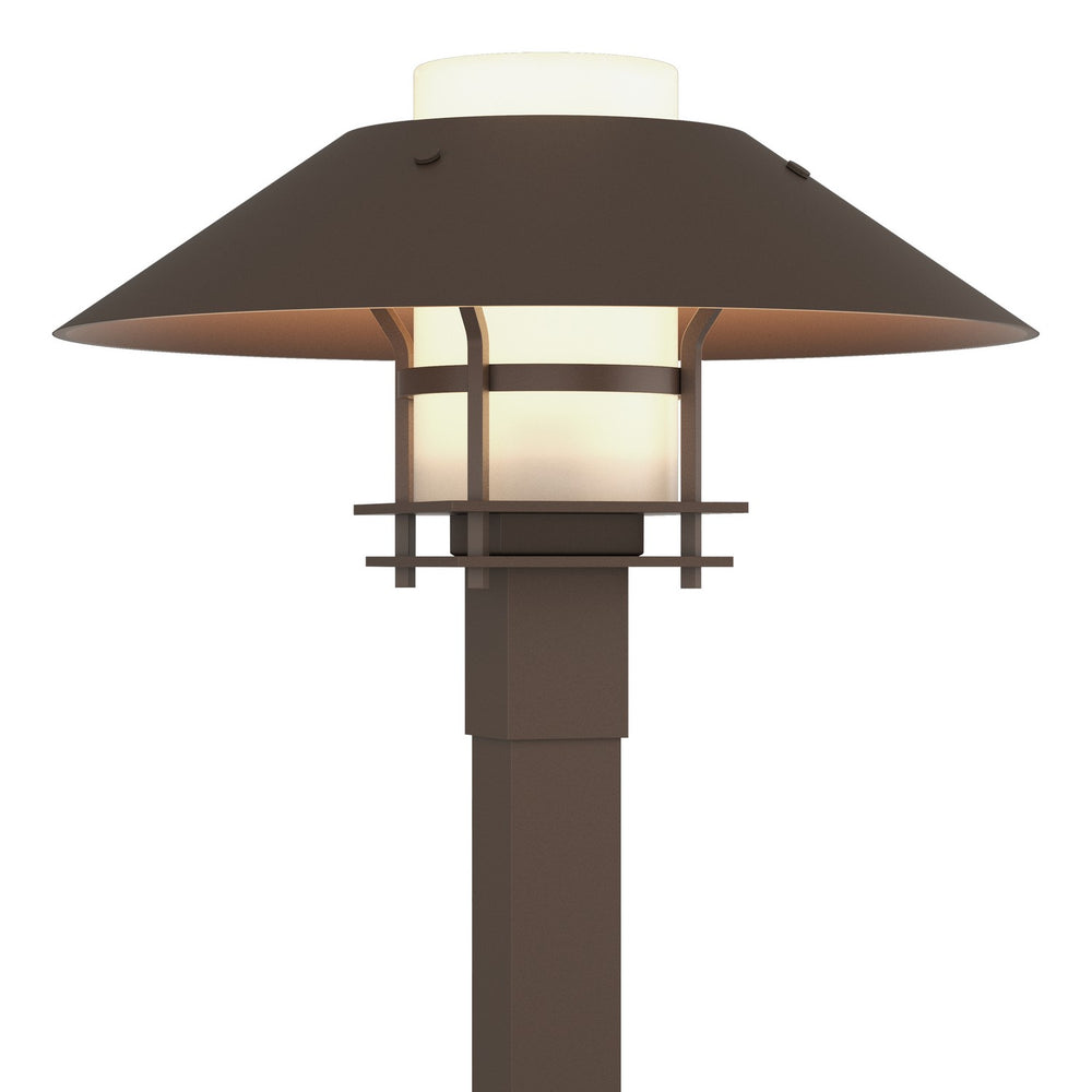 Hubbardton Forge - One Light Outdoor Post Mount - Henry - Coastal Bronze- Union Lighting Luminaires Decor