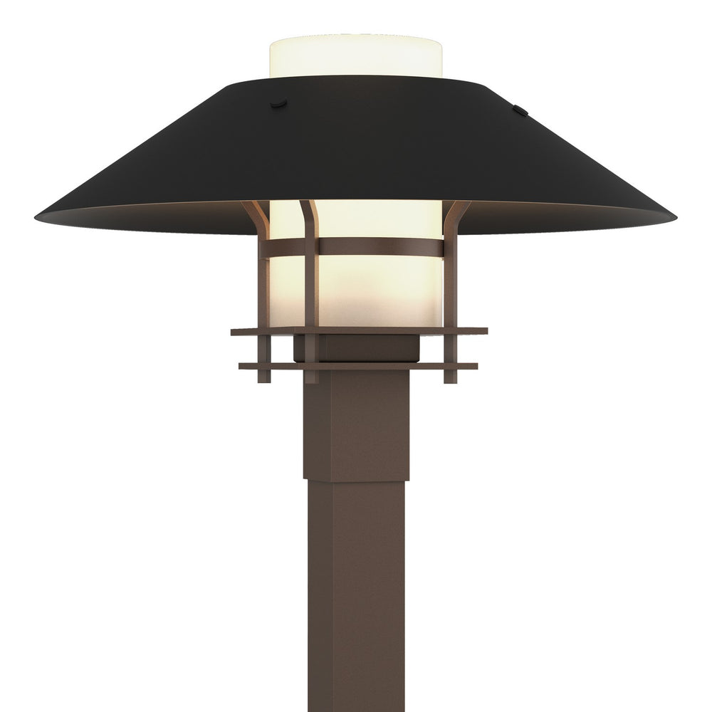 Hubbardton Forge - One Light Outdoor Post Mount - Henry - Coastal Bronze- Union Lighting Luminaires Decor