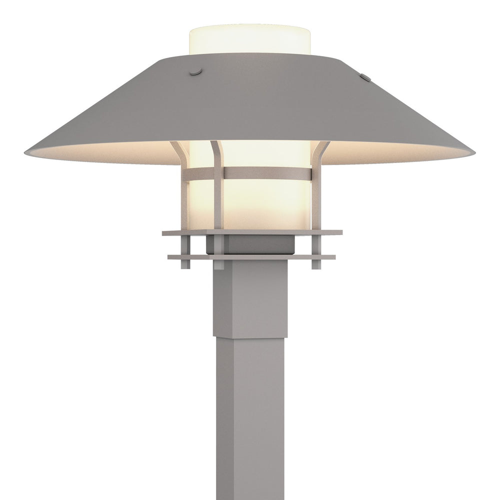Hubbardton Forge - One Light Outdoor Post Mount - Henry - Coastal Burnished Steel- Union Lighting Luminaires Decor