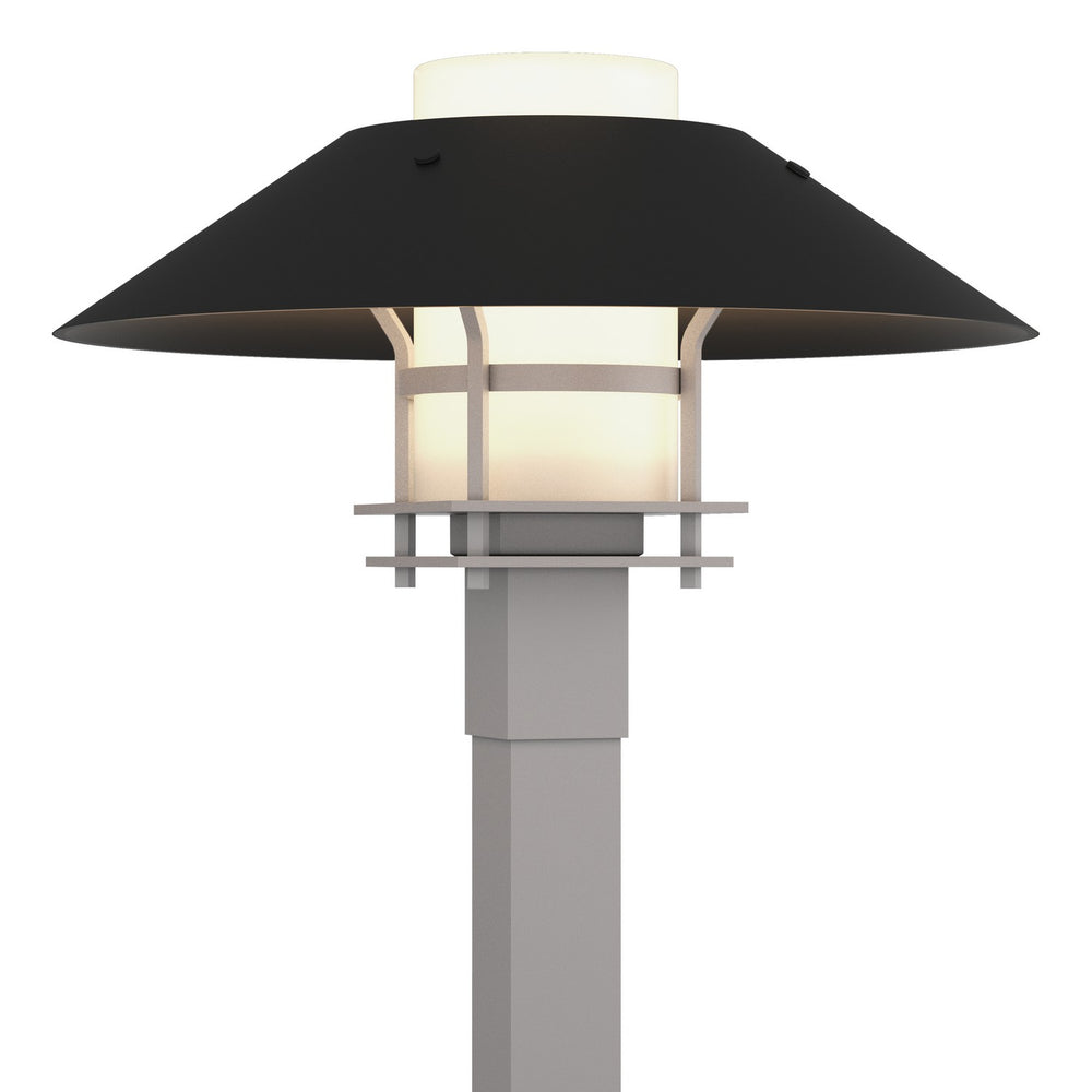 Hubbardton Forge - One Light Outdoor Post Mount - Henry - Coastal Burnished Steel- Union Lighting Luminaires Decor