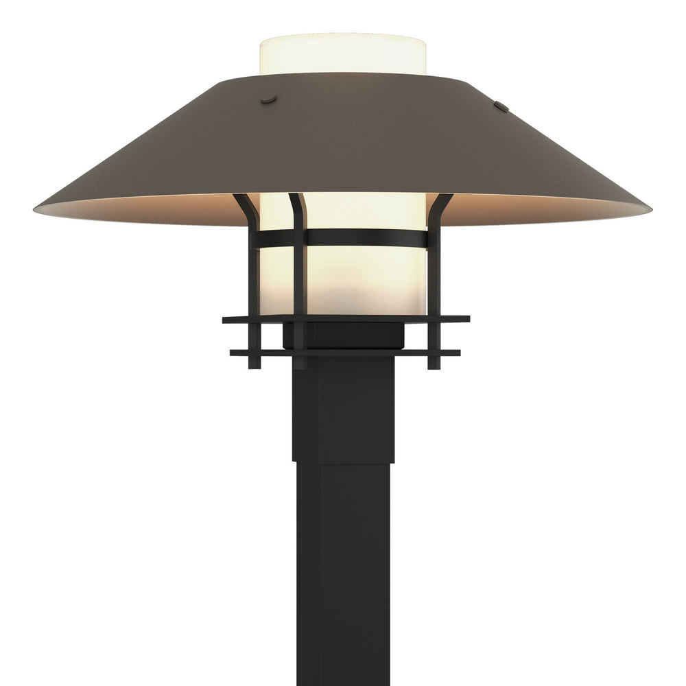 Hubbardton Forge - One Light Outdoor Post Mount - Henry - Coastal Black- Union Lighting Luminaires Decor