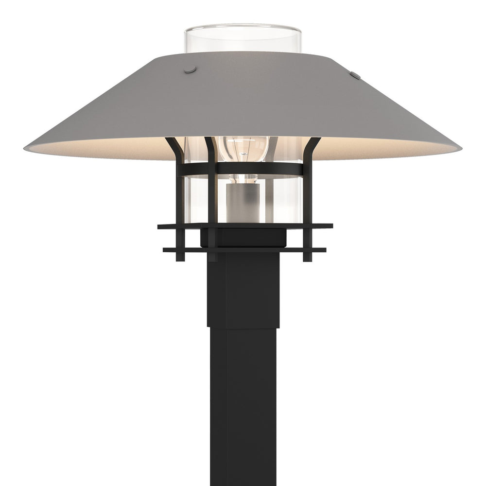 Hubbardton Forge - One Light Outdoor Post Mount - Henry - Coastal Black- Union Lighting Luminaires Decor