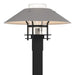 Hubbardton Forge - One Light Outdoor Post Mount - Henry - Coastal Black- Union Lighting Luminaires Decor