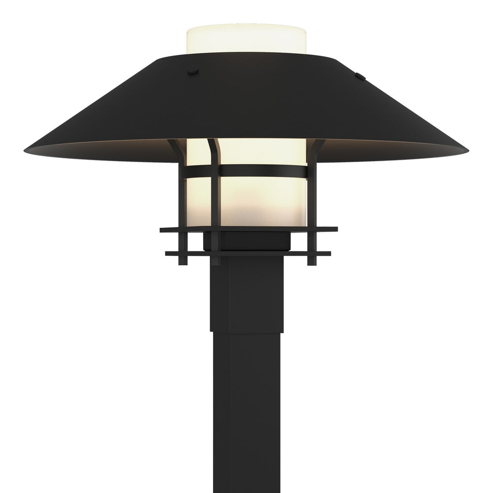 Hubbardton Forge - One Light Outdoor Post Mount - Henry - Coastal Black- Union Lighting Luminaires Decor