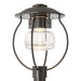 Hubbardton Forge - One Light Outdoor Post Mount - Mason - Coastal Oil Rubbed Bronze- Union Lighting Luminaires Decor