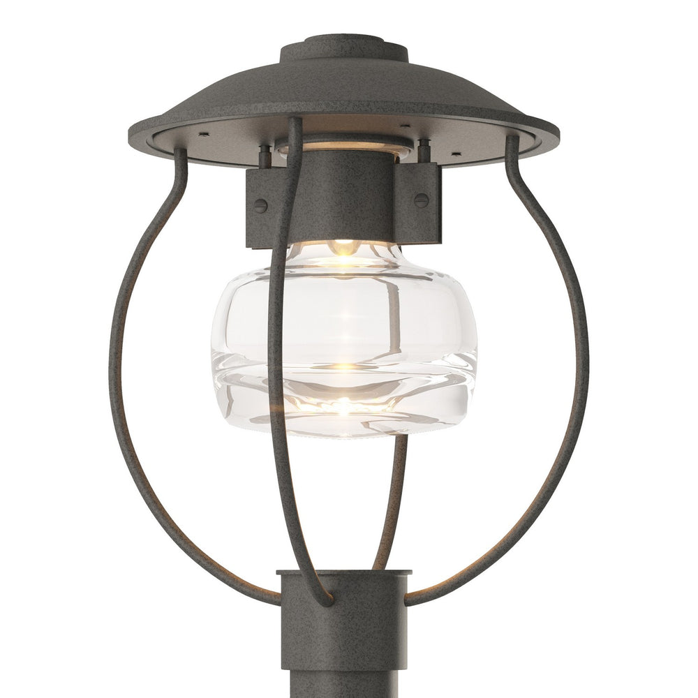 Hubbardton Forge - One Light Outdoor Post Mount - Mason - Coastal Natural Iron- Union Lighting Luminaires Decor