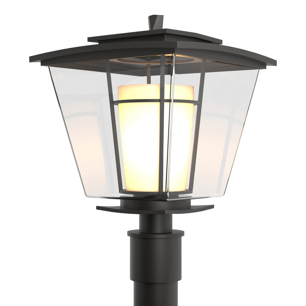 Hubbardton Forge - One Light Outdoor Post Mount - Beacon Hall - Coastal Oil Rubbed Bronze- Union Lighting Luminaires Decor