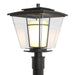 Hubbardton Forge - One Light Outdoor Post Mount - Beacon Hall - Coastal Oil Rubbed Bronze- Union Lighting Luminaires Decor